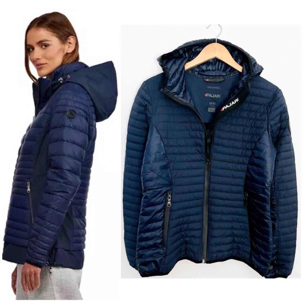Pajar Jacket Puffer Coat Quilted Channel Lightweight Snow Insulated Ski Packable